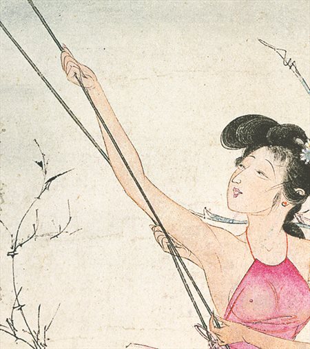 田阳县-胡也佛的仕女画和最知名的金瓶梅秘戏图